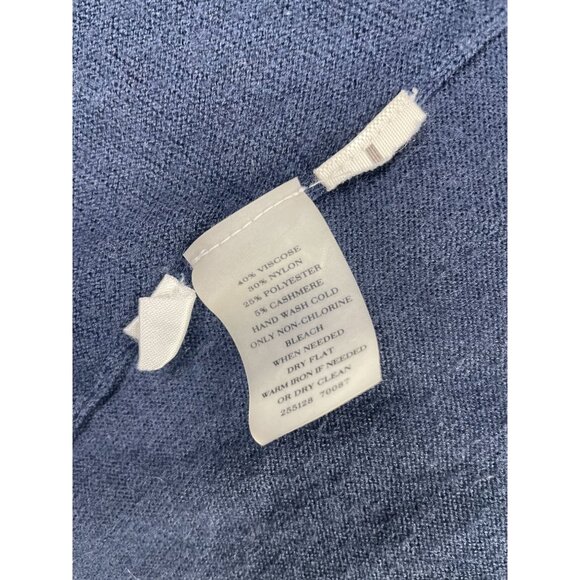 Ann‎ Taylor Cashmere Blend Open Cardigan size XS Blue - Picture 3 of 5